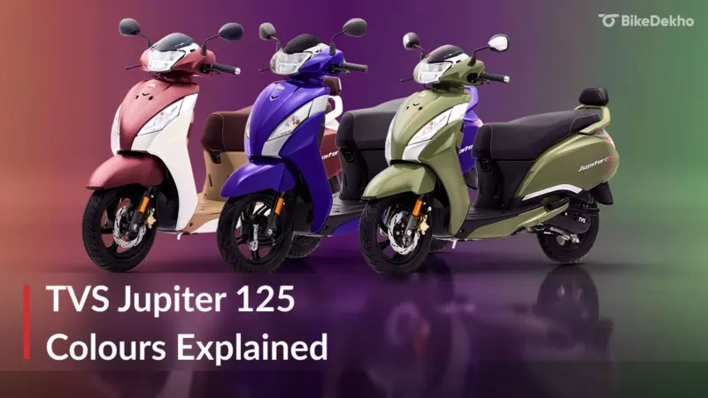 TVS Jupiter 125 Colours Explained: All Shades For 2026