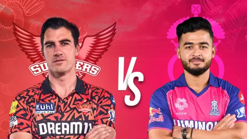 RR vs SRH, IPL 2026 36th Match Live Score Update: सवाई मानसिंह स्टेडियम में राजस्थान रॉयल्स बनाम सनराइजर्स हैदराबाद के बीच खेला जा रहा है रोमांचक मुकाबला, यहां देखें मैच का लाइव स्कोर अपडेट