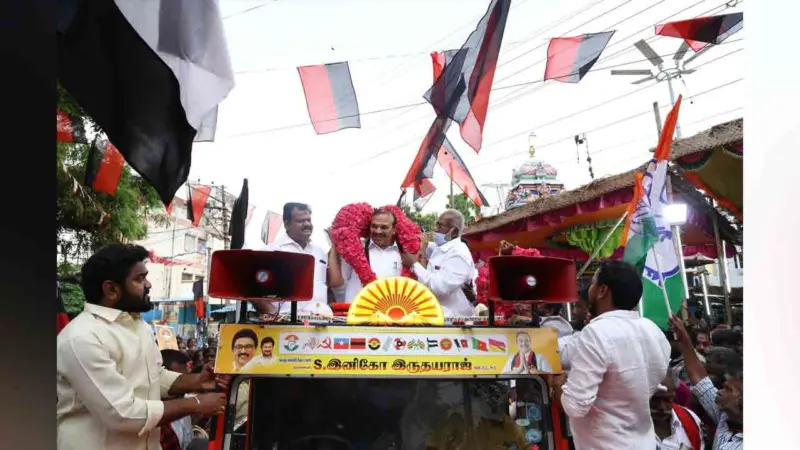 "விஜய், ஜோசப் விஜய்யாக மாறியுள்ளார்" - தி.மு.க. வேட்பாளர் இனிகோ இருதயராஜ் பேட்டி!