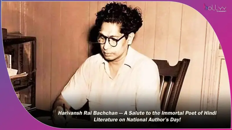 Harivansh Rai Bachchan - A Salute to the Immortal Poet of Hindi Literature on National Author's Day!
