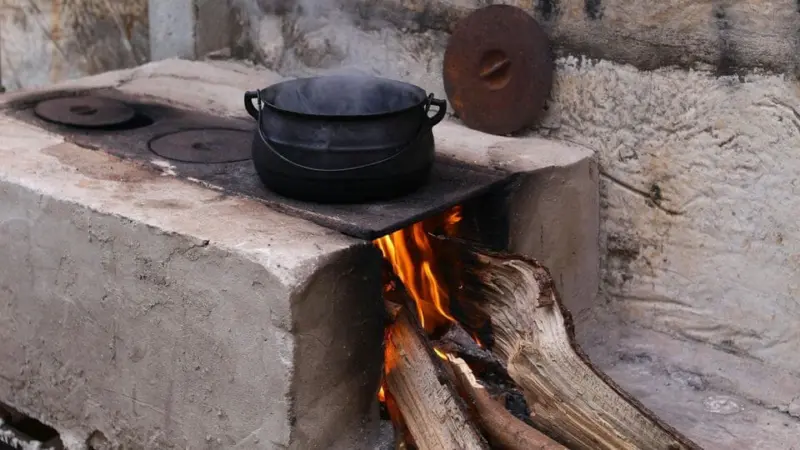 Urban households mostly use LPG, while rural households rely on firewood, too