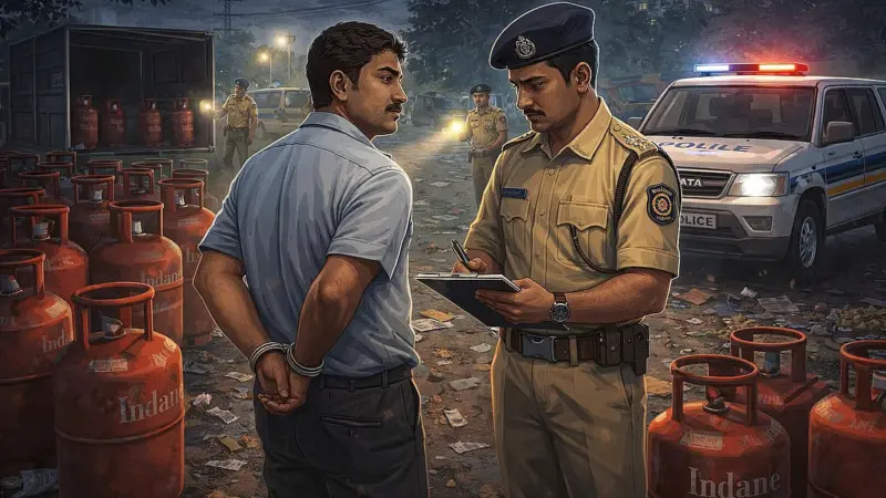 Mumbai : पवईत गॅस सिलिंडर चोरीचे रॅकेट उघड, ४५ सिलिंडर जप्त