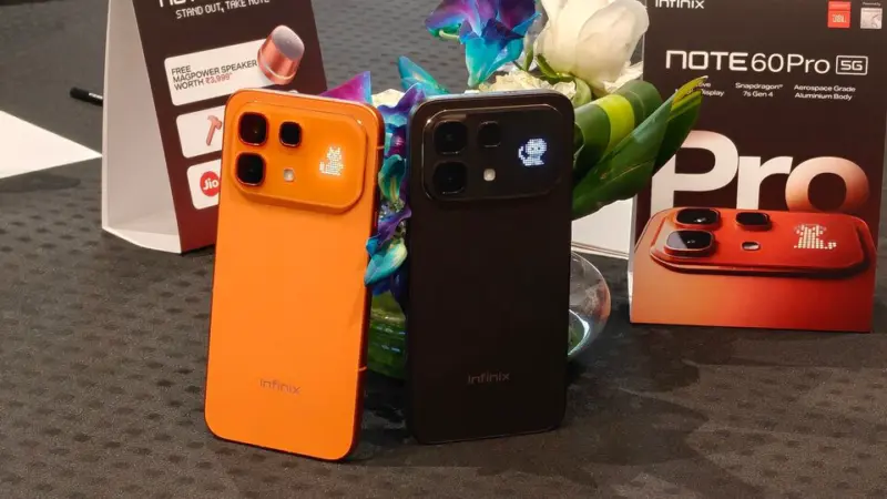 Infinix Note 60 Pro with Active Matrix Display and 6,500mAh battery launched in India, price starts at ₹31,999
