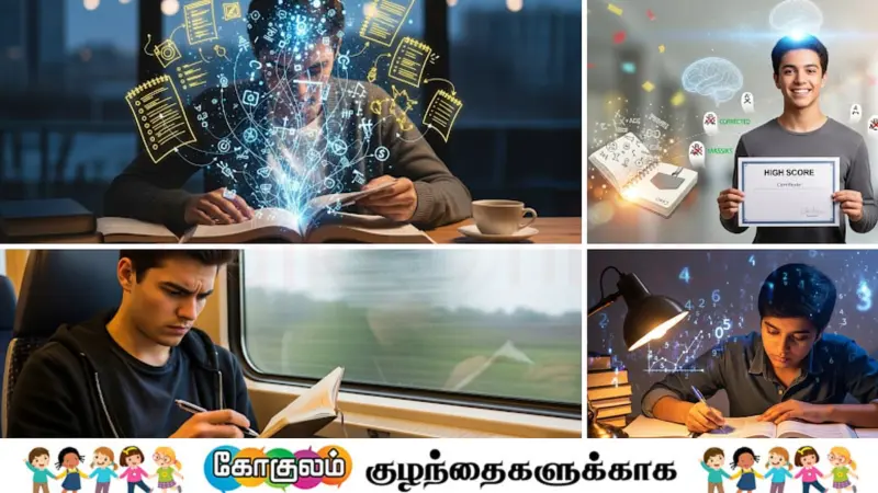 அதிக மதிப்பெண் பெறுவது எப்படி? படிக்கும் ரகசியம் இங்கே!