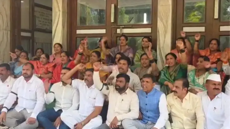 Satara News : सातारा जिल्हा परिषदेत सभापती निवडीत तणाव; सदस्यांची घोषणाबाजी!