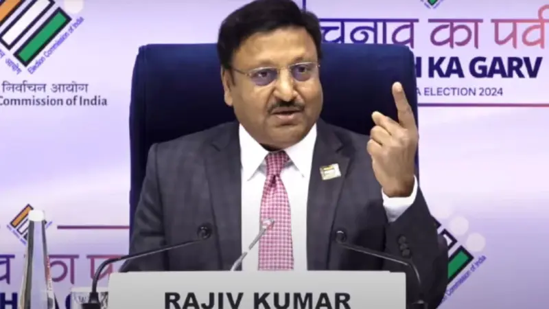 5 राज्यों के रिजल्ट के बीच पूर्व CEC राजीव कुमार का वीडियो क्यों होने लगा वायरल?