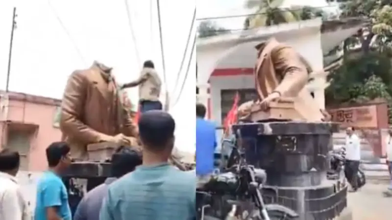 മൂര്‍ഷിദാബാദില്‍ ലെനിൻ പ്രതിമ തകര്‍ത്ത നിലയില്‍; ബിജെപിക്കെതിരെ സിപിഎം