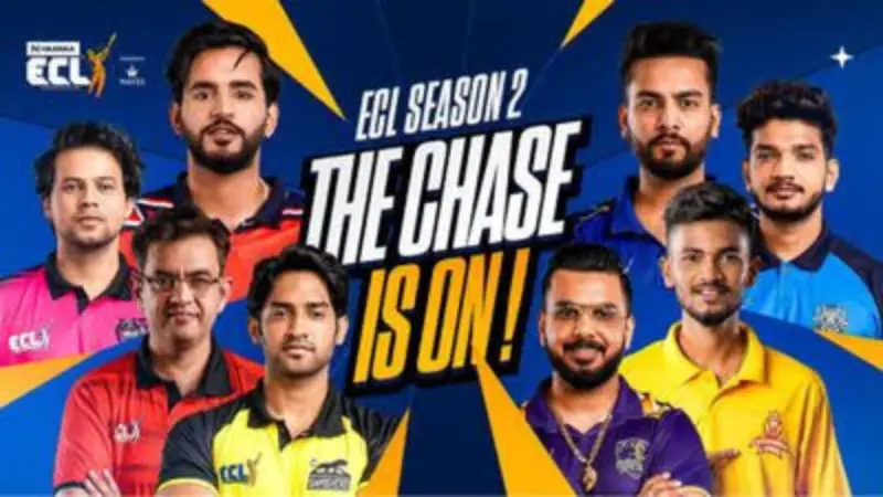 Entertainers Cricket League (ECL)  being broadcast live on Waves OTT