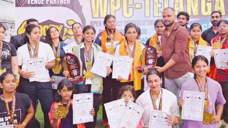 Tapasya crowned champion at TG Open Dist Powerlifting C'ship