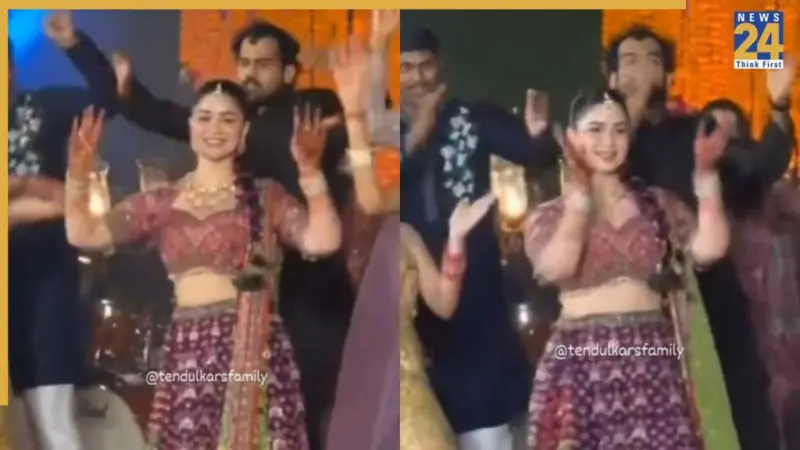 Watch: Sara Tendulkar dances her heart out at brother Arjun Tendulkar and Saniya Chandok's wedding festivities, video goes viral