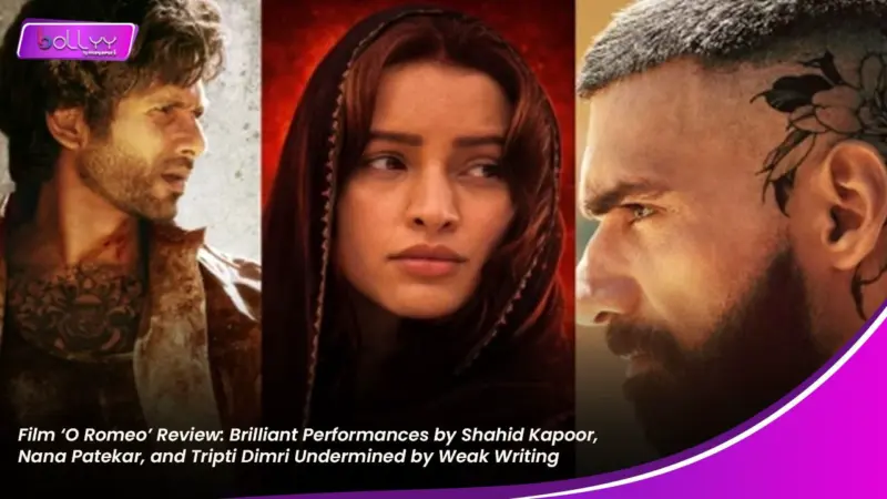 Film 'O Romeo' Review: Brilliant Performances by Shahid Kapoor, Nana Patekar, and Tripti Dimri Undermined by Weak Writing
