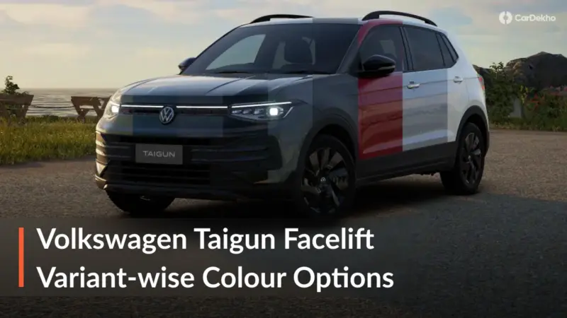 Volkswagen Taigun Facelift: Variant-wise Colour Options Explained