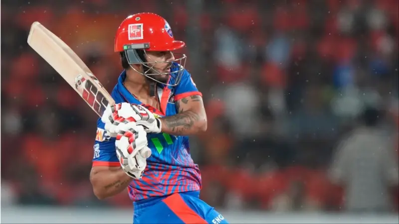Twitter Reactions: Nitish Rana brings up 27-ball half-century during SRH vs DC clash in IPL 2026