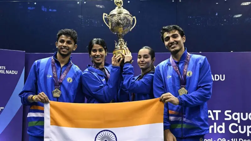 India Crowned Squash World Cup Champions