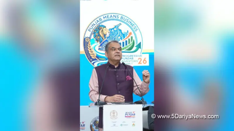 Progressive Punjab Investors' Summit: Punjab Government to Integrate Artificial Intelligence Across All Departments to Fast-Track Public Services : Sanjeev Arora
