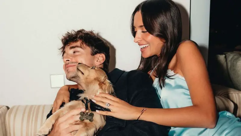 Charles Leclerc Gets Engaged with Longtime Partner Alexandra Saint Mleux