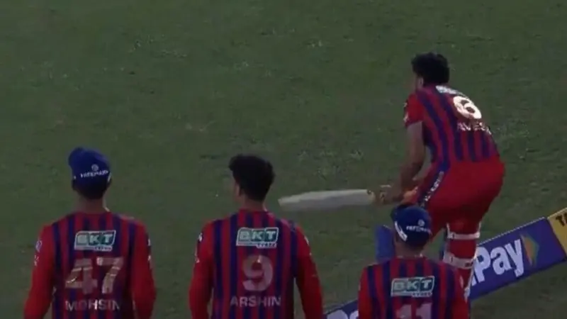 IPL 2026: Avesh Khan's celebration in LSG win over SRH sparks controversy; BCCI rules explained
