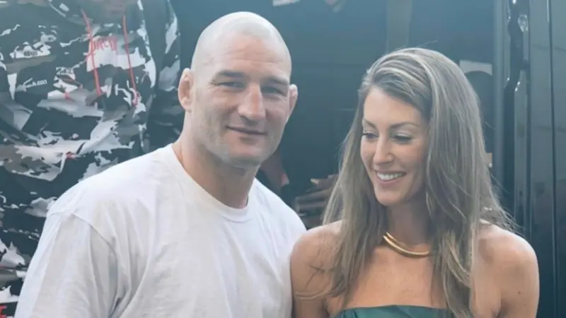 Sean Strickland Praises Wife for Helping Through 6 Months of Training Camp After UFC Championship Win