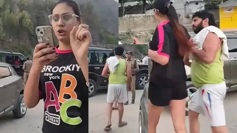 ரிஷிகேஷில் கங்கை அருகே மது அருந்திய பெண் - தட்டிக்கேட்ட போலீசாருடன் வாக்குவாதம் - வைரலாகும் வீடியோ!