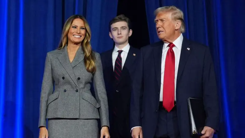 Barron Trump speaks for first time on camera, THIS leaves internet stunned - 'They raised him well'