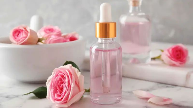 Fix irritated eyes with rose water soaks