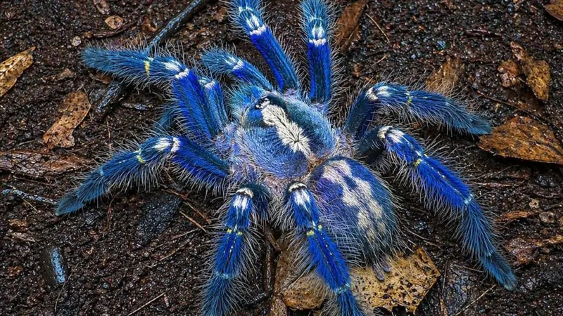 Andhra launches first-ever survey of critically endangered peacock tarantula