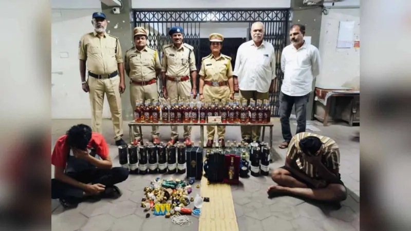 Hyderabad gang caught selling spurious liquor in expensive Royal Salute bottles