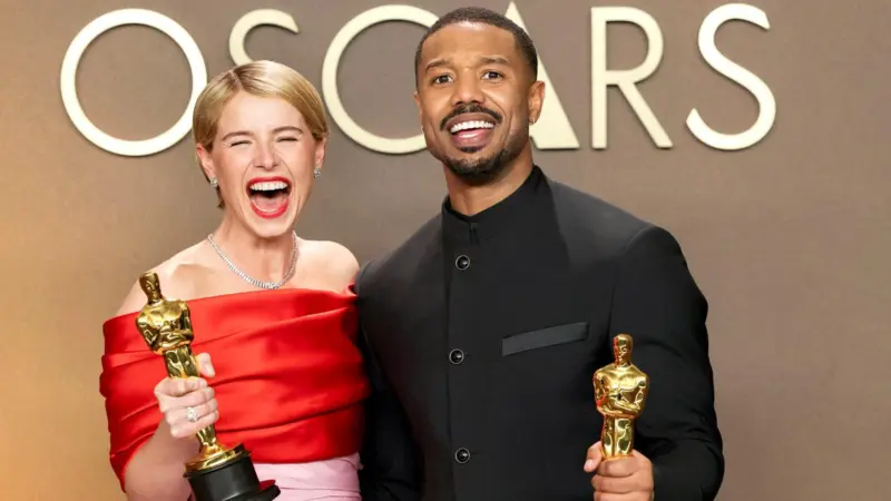 Oscars 2026: Jessie Buckley, Michael Jordan Win