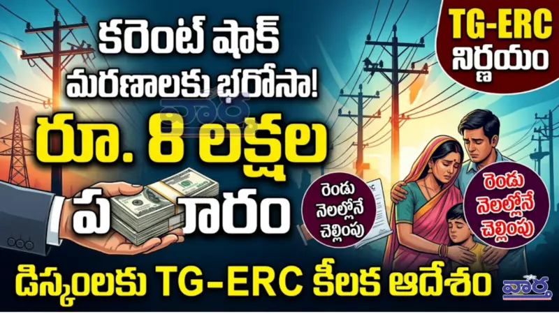 విద్యుత్ షాక్తో మరణిస్తే రూ.8 లక్షలకు పరిహారం పెంపు