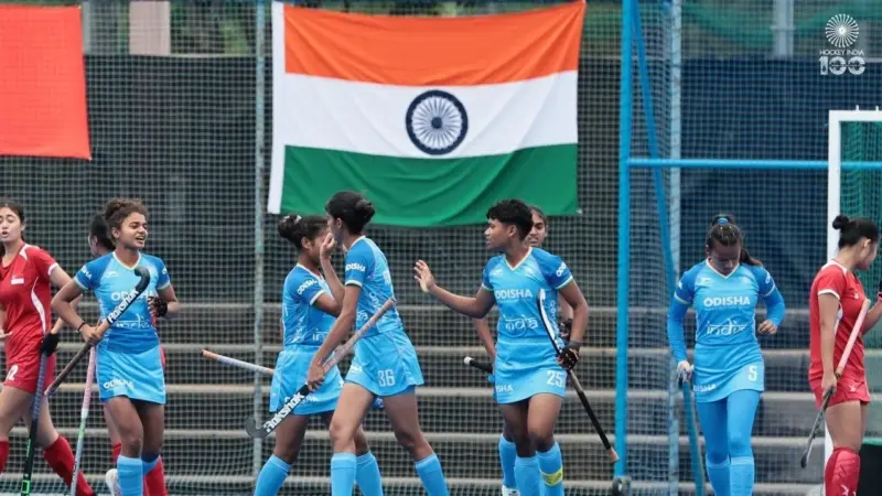 ये नया भारत है! हिंदुस्तान की बेटियों ने रचा इतिहास, हर 3 मिनट पर सिंगापुर के खिलाफ 90 मिनट में दागे 25 गोल