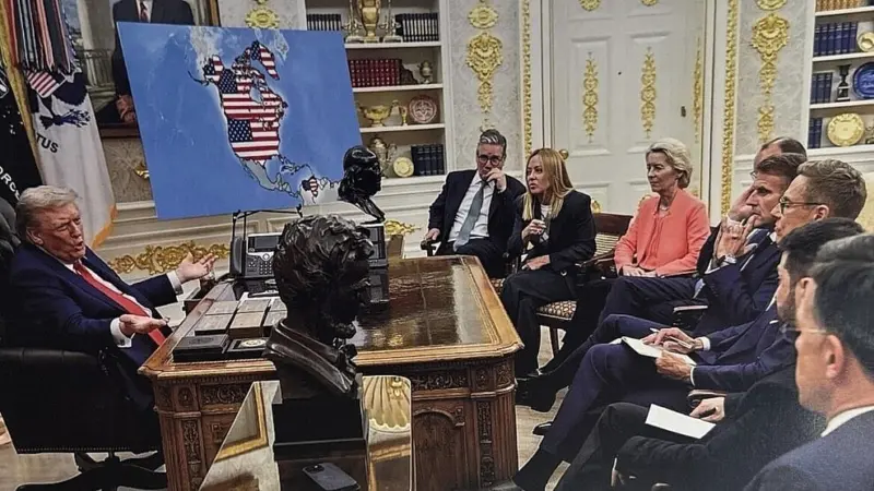'Greenland US Territory Est 2026': Donald Trump shares new American map including Arctic territory, Canada and Venezuela
