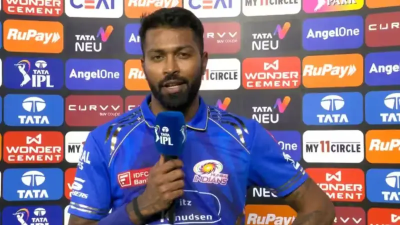 IPL 2026: 'इस सीजन में हमारे पास ज्यादा विकल्प नहीं', SRH से मिली हार के बाद बोले हार्दिक पांड्या