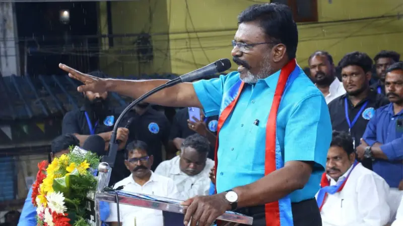"தமிழ்நாட்டில் 'கூட்டணி ஆட்சி'யையே மக்கள் விரும்புகின்றனர்".. புயலை கிளப்பிய திருமாவளவன்!!