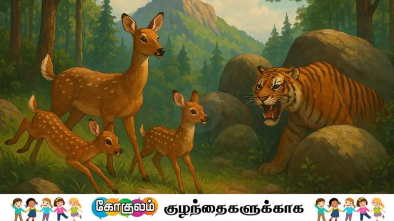 குட்டி மானின் சமயோஜித புத்தி