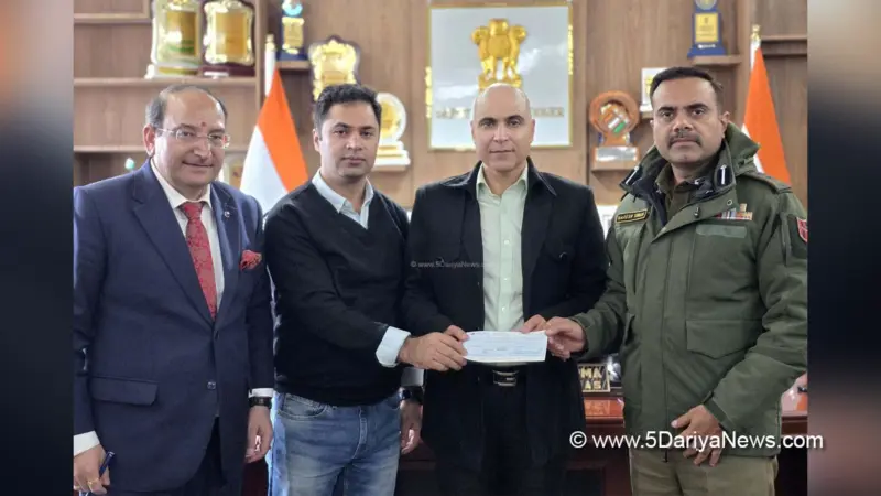 Anti-Drug campaign : Rs 4.20 lakh CSR funds provided to reinforce CCTV surveillance in Kishtwar