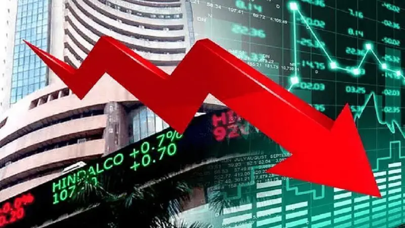 दलाल स्ट्रीट हादरली! सेन्सेक्स १,०९७ अंकांनी पडला