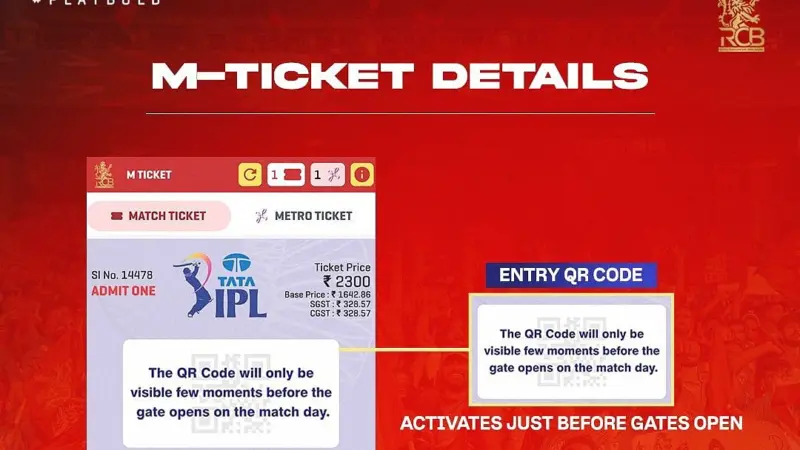 Royal Challengers Bengaluru-Sunrisers Hyderabad tickets, gone in 4 minutes!