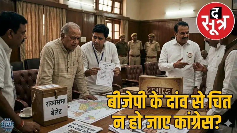 MP में कांग्रेस की एक मात्र राज्यसभा सीट पर संकट, बीजेपी ने 'ब्रह्मास्त्र' चलाया तो पलट जाएगा पूरा खेल