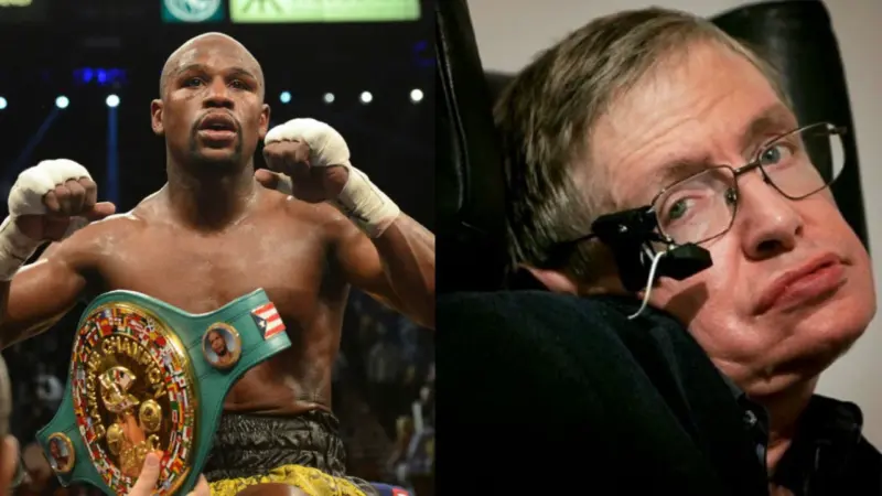Wild Floyd Mayweather - Stephen Hawking comparison from comedian goes viral among fight fans