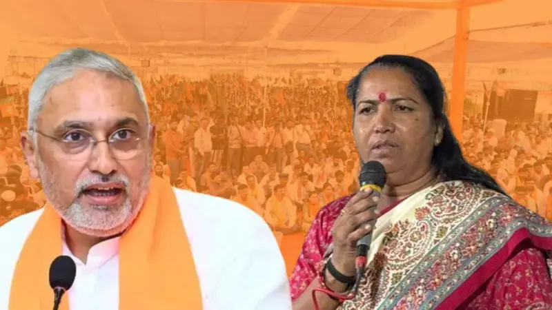 ગુજરાત : જગદીશ પંચાલ ગેનીબહેનની 'સાડીના પાલવ' વિશે એવું શું બોલ્યા કે વિવાદ થયો, જિગ્નેશ મેવાણીએ શું કહ્યું?