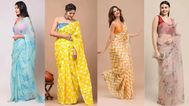 सूती साड़ी पहनकर हो चुकी हैं बोर तो इस समर सीजन में ट्राई करें ये ट्रेंडी और कंफर्टेबल साड़ियां, लगेंगी सबसे स्टाइलिश: Summer Saree Collection