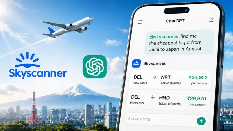 You can now ask ChatGPT to find cheap flights with the new Skyscanner integration: step-by-step guide