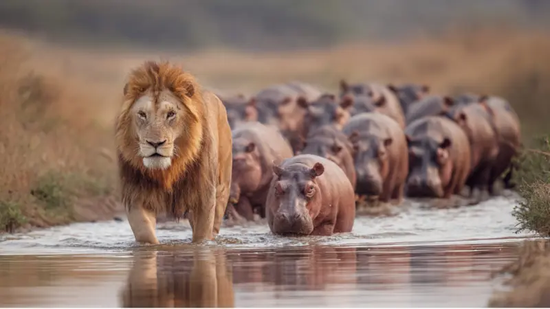 Why Even Lions Avoid Attacking Hippos