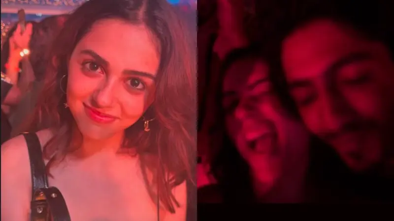 Ahaan Panday shares pictures with Aneet Padda at a concert; celebrates the latter's birthday at a restaurant