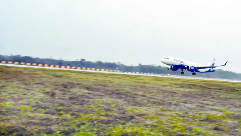 Assam: First flight lands on newly extended runway of Dibrugarh airport