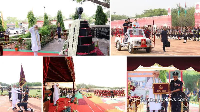 Amit Shah addresses President's Colour Award Ceremony of NDRF in Ghaziabad