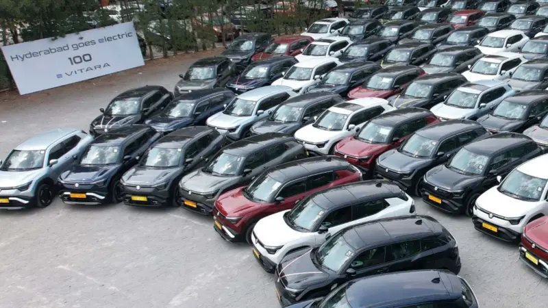 ఒకే రోజులో హైదరాబాద్ లో 108 ఇ-విటారా కార్ల డెలివరీ!