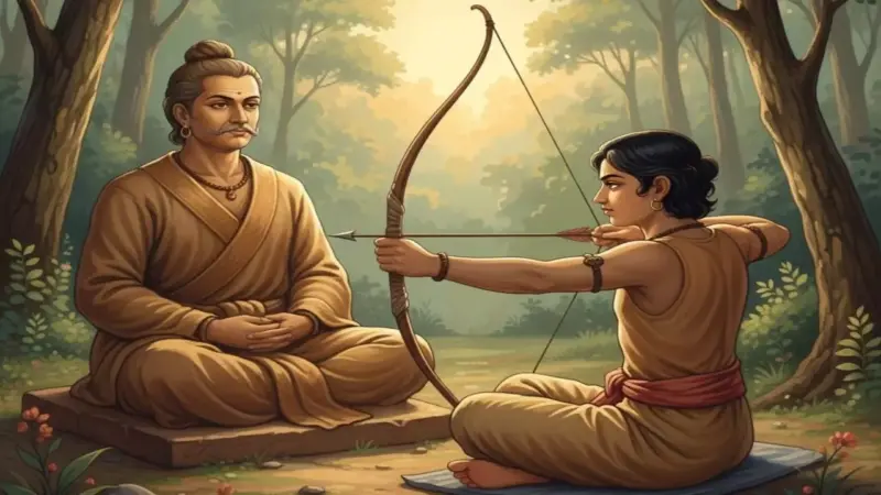 एकलव्य - अंगूठा, अन्याय और पाठ-सत्य