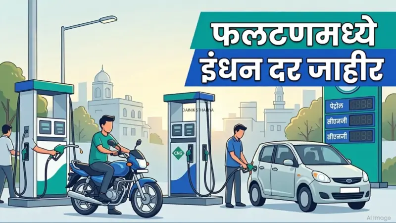 फलटण: आजचे पेट्रोल, डिझेल आणि सीएनजीचे दर