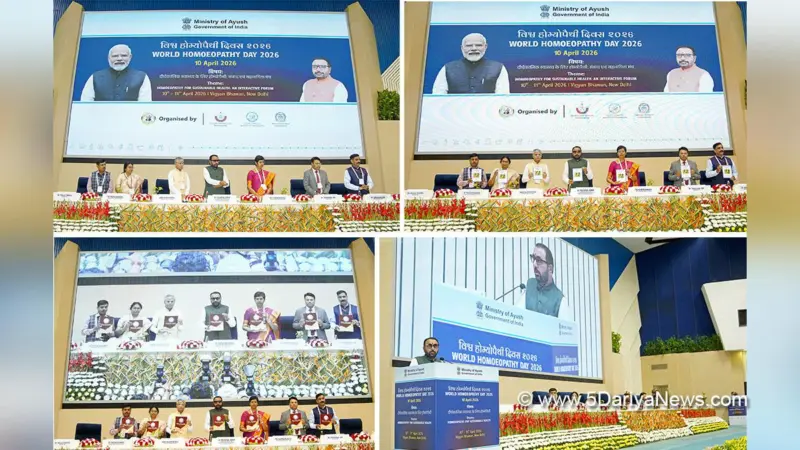 Ministry of Ayush Marks World Homoeopathy Day 2026 with National Celebration on "Homoeopathy for Sustainable Health"